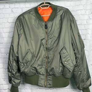 Knox Armory Alpha Industries Green Special Ops Jacket Reversible Size Large